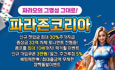 파라존코리아 온라인카지노 먹튀검증가이드